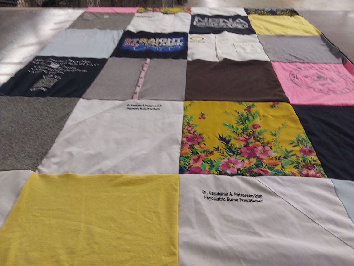 T-shirt quilt by Stephanie from CA