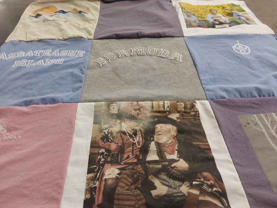 T-shirt quilt by Karen from FL