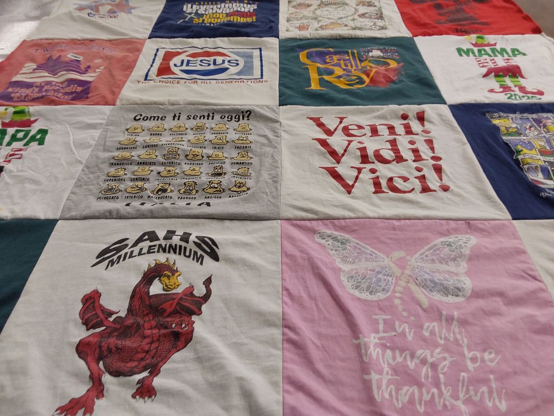 T-shirt quilt from sahs by Patricia from MI