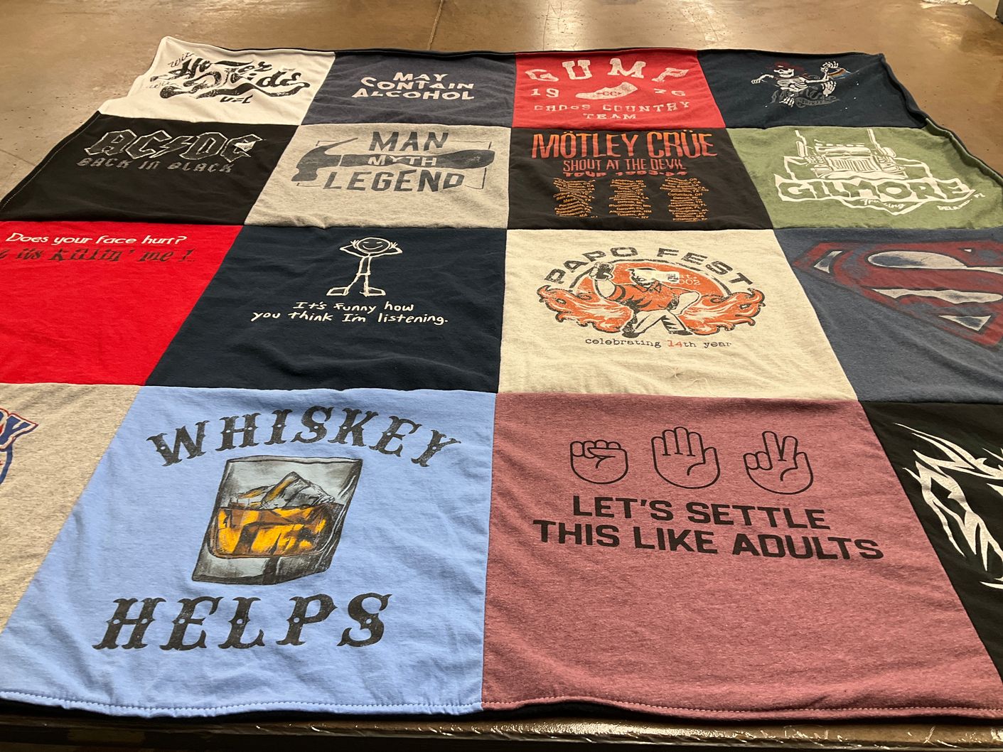 T-shirt quilt by April from FL