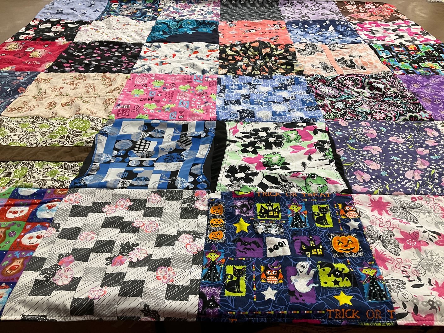 T-shirt quilt by Michele from ME