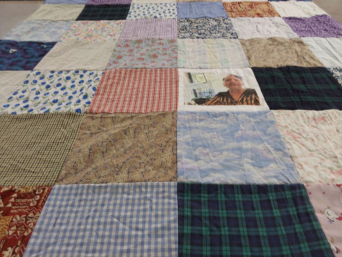 T-shirt quilt by Marjorie from TX