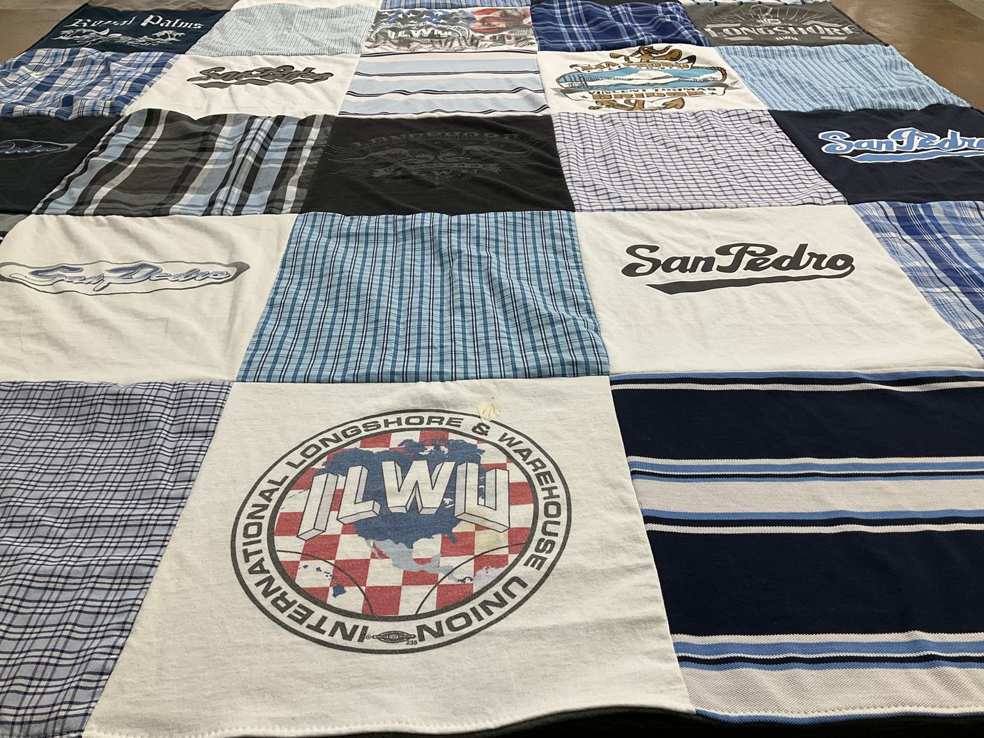 T-shirt quilt by Susan from CA