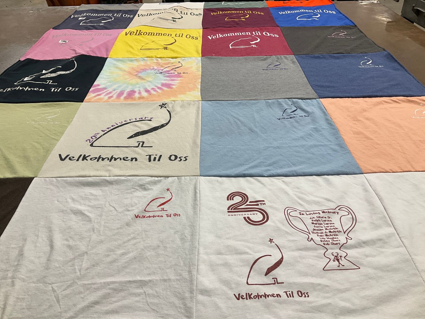 T-shirt quilt by Wil from NY