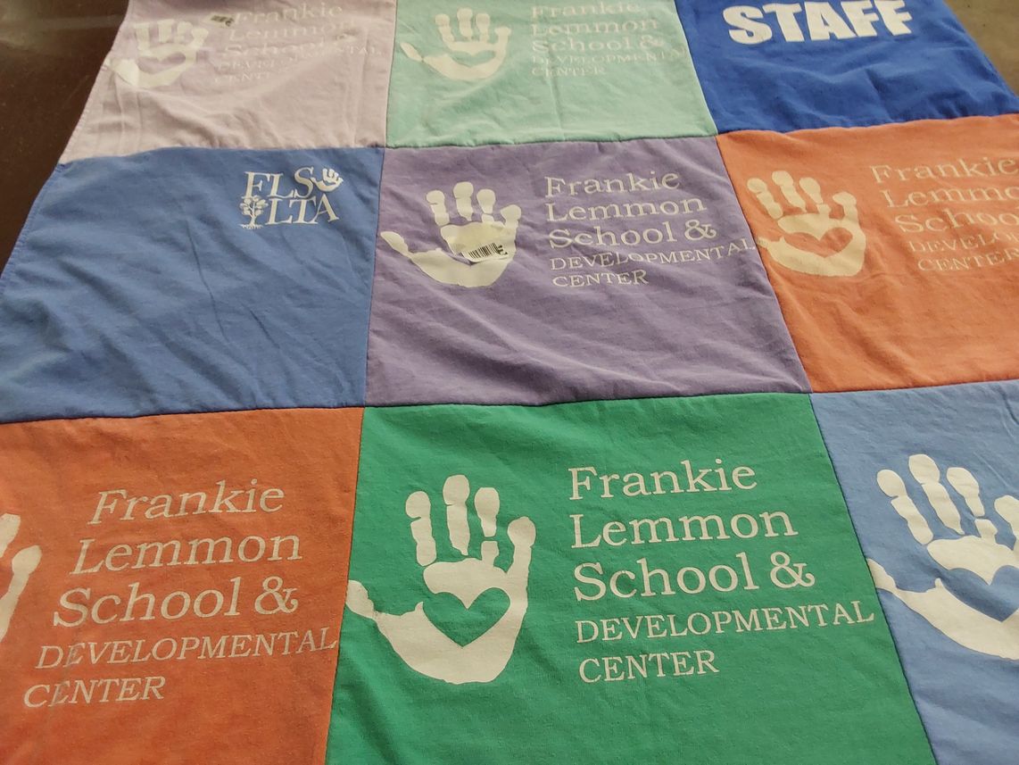 T-shirt quilt from frankie lemmon school & developmental center by JENNIFER from NC