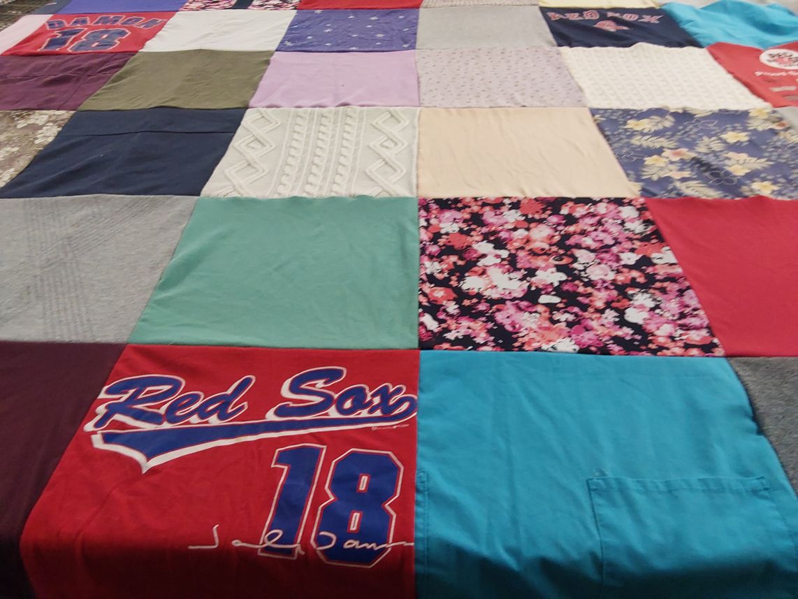 T-shirt quilt featuring boston red sox by Whitney from RI