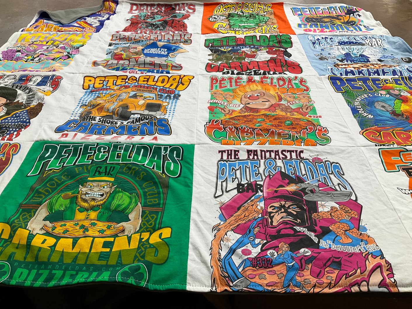 T-shirt quilt by Christine from NJ