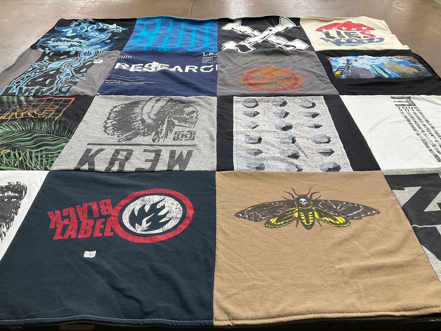 T-shirt quilt by Ann from UT