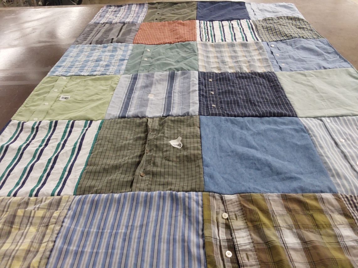 T-shirt quilt by Bonnie from UT