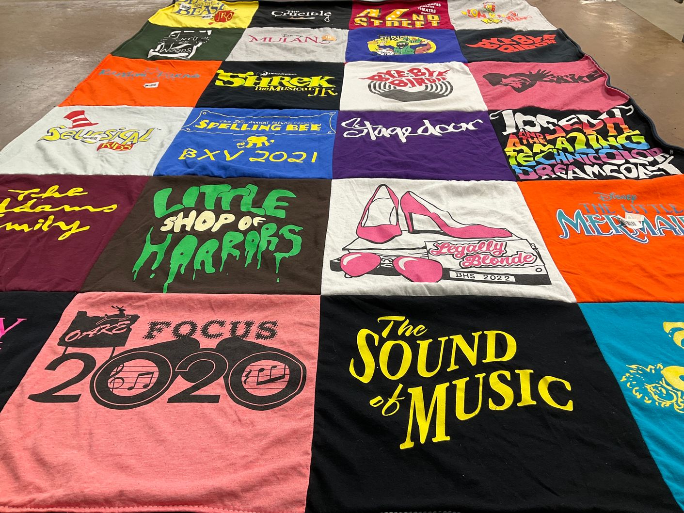 T-shirt quilt from bhs by Elizabeth from NY