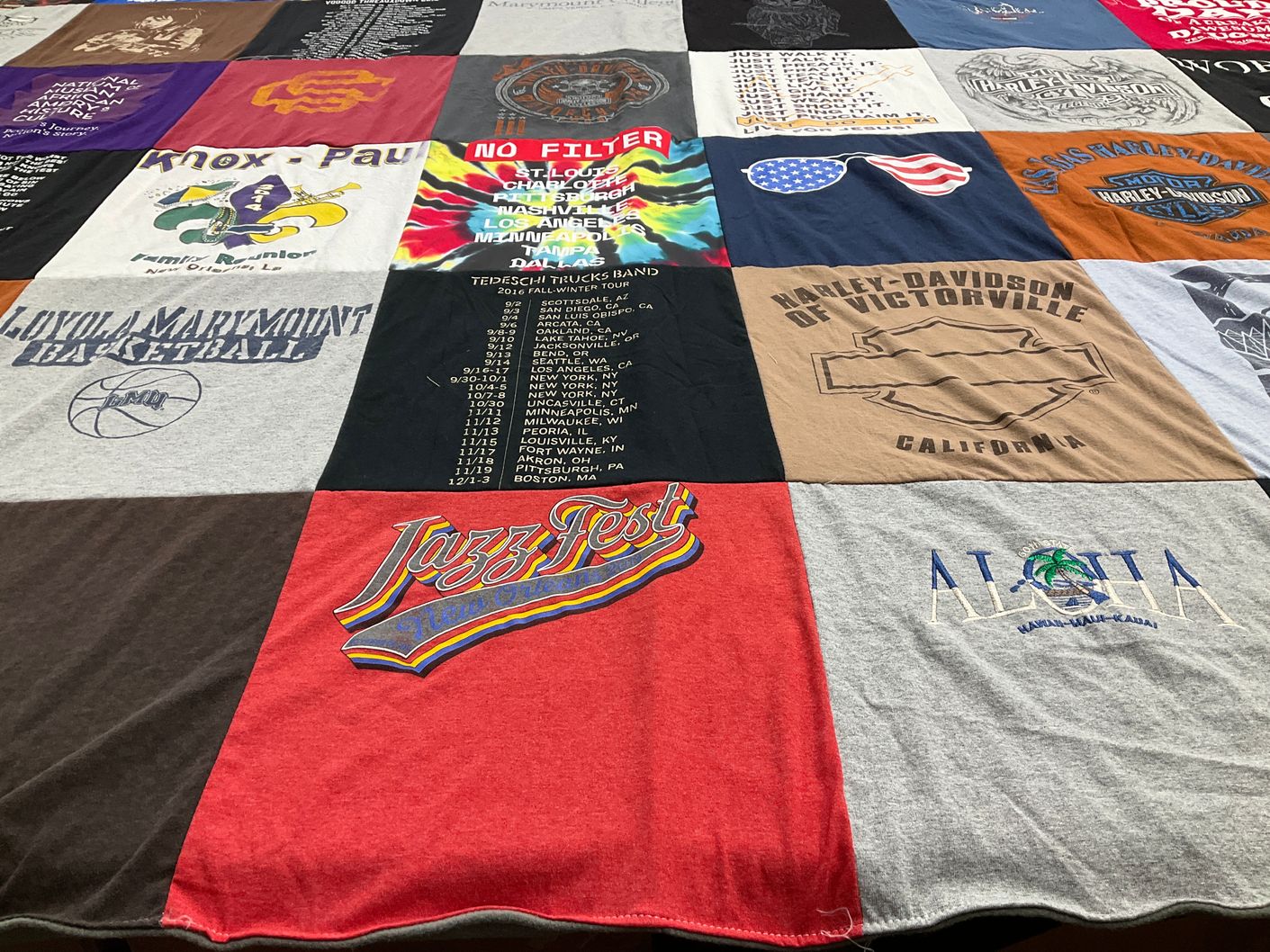 T-shirt quilt featuring loyola marymount university basketball by David from CA