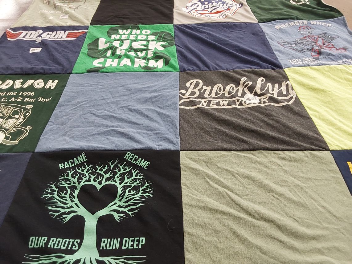 T-shirt quilt by Diane from AZ