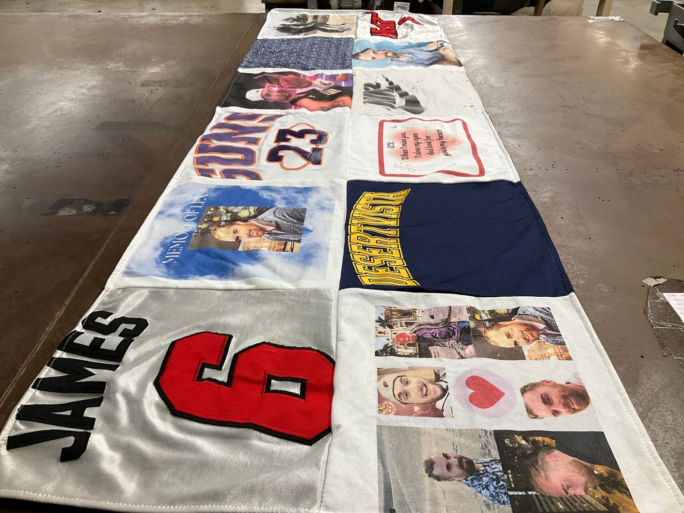 T-shirt quilt by LORENA from AZ