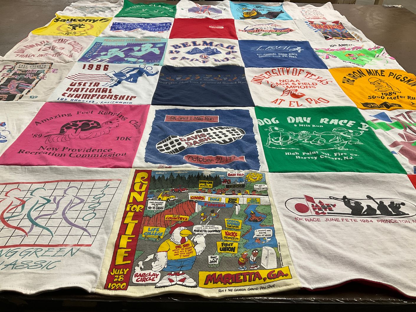 T-shirt quilt from university of texas at el paso by David from GA