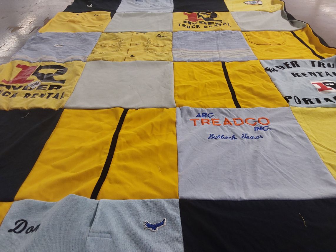 T-shirt quilt by Darlene from TX