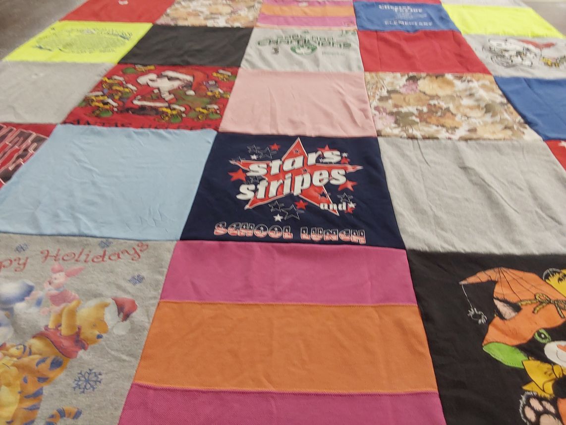 T-shirt quilt by Tara from FL