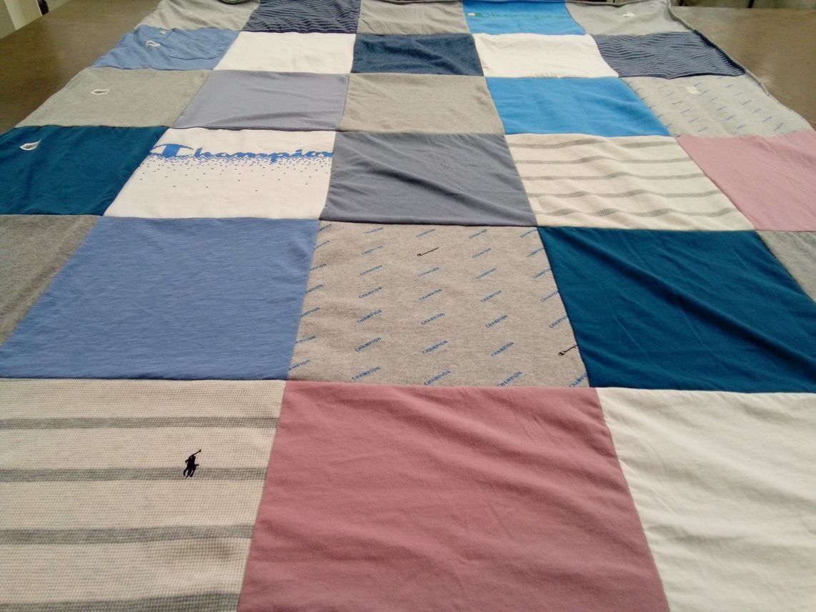 T-shirt quilt by Erin from PA
