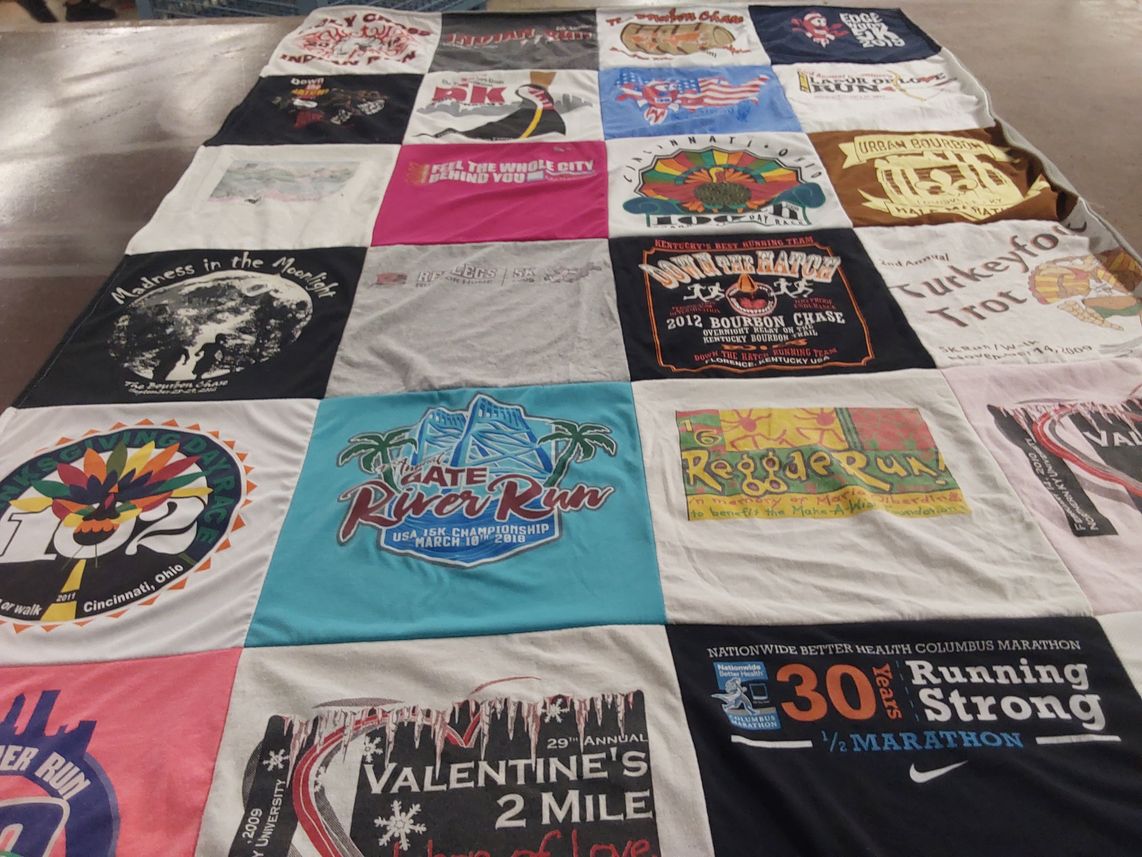 T-shirt quilt from miami university by Michelle from KY
