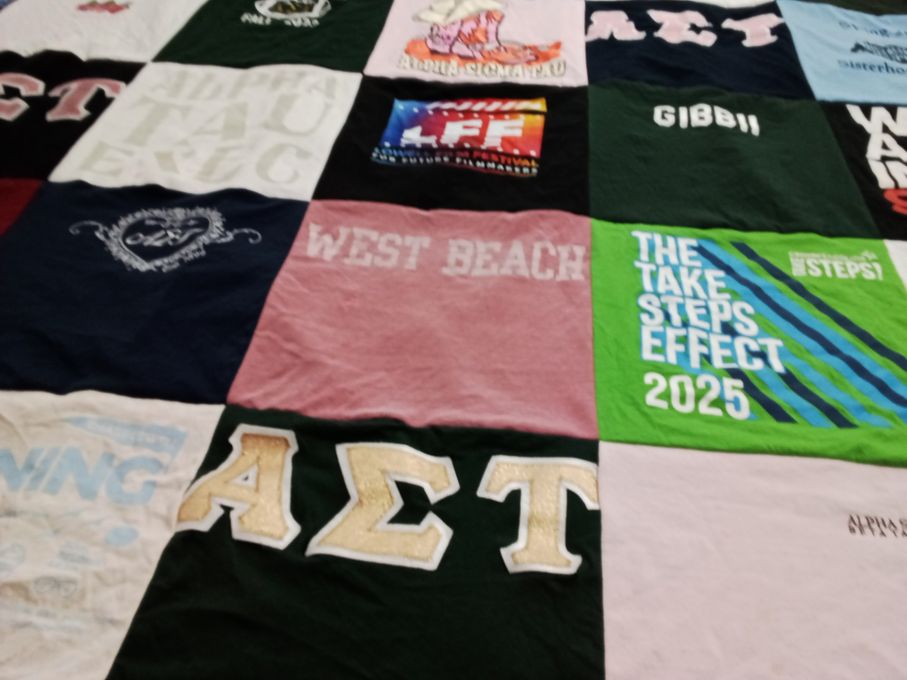T-shirt quilt by Hanna from NH