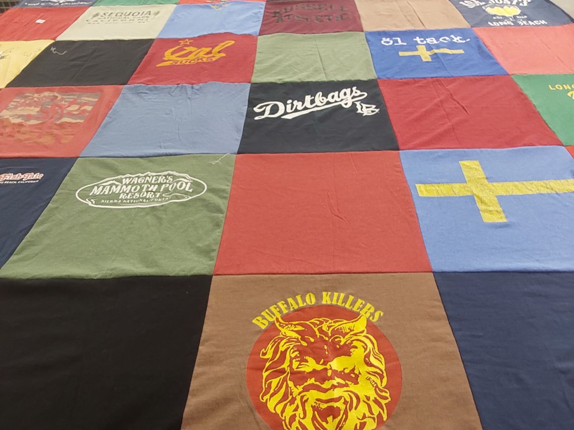T-shirt quilt by Russell from CA