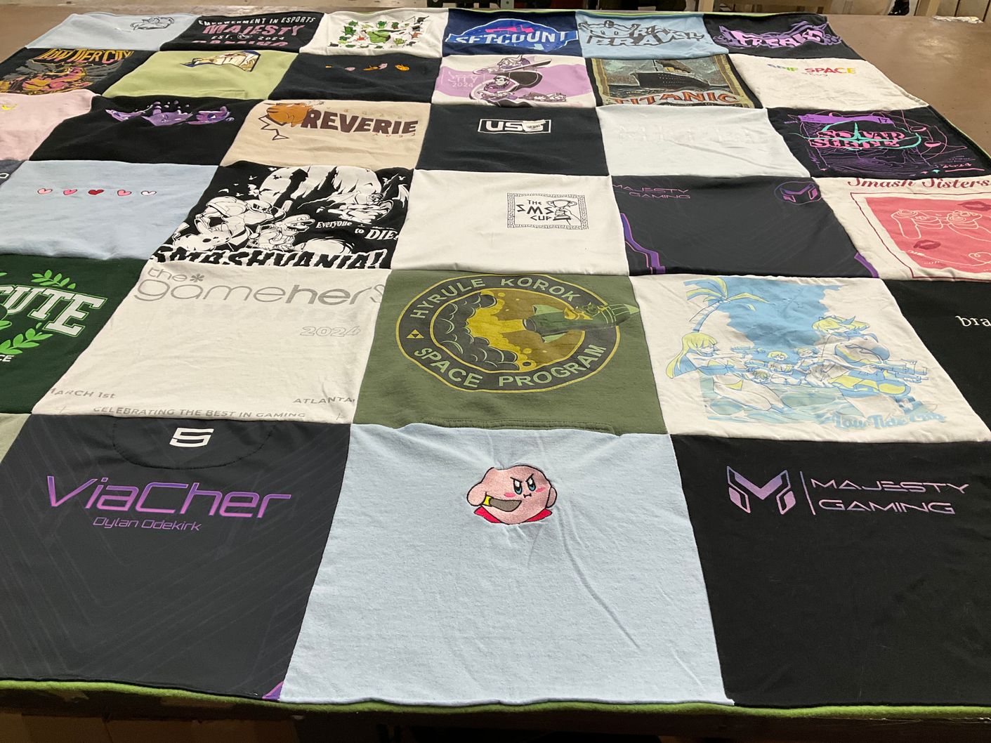 T-shirt quilt from hyrule korok space program by DYLAN from TX