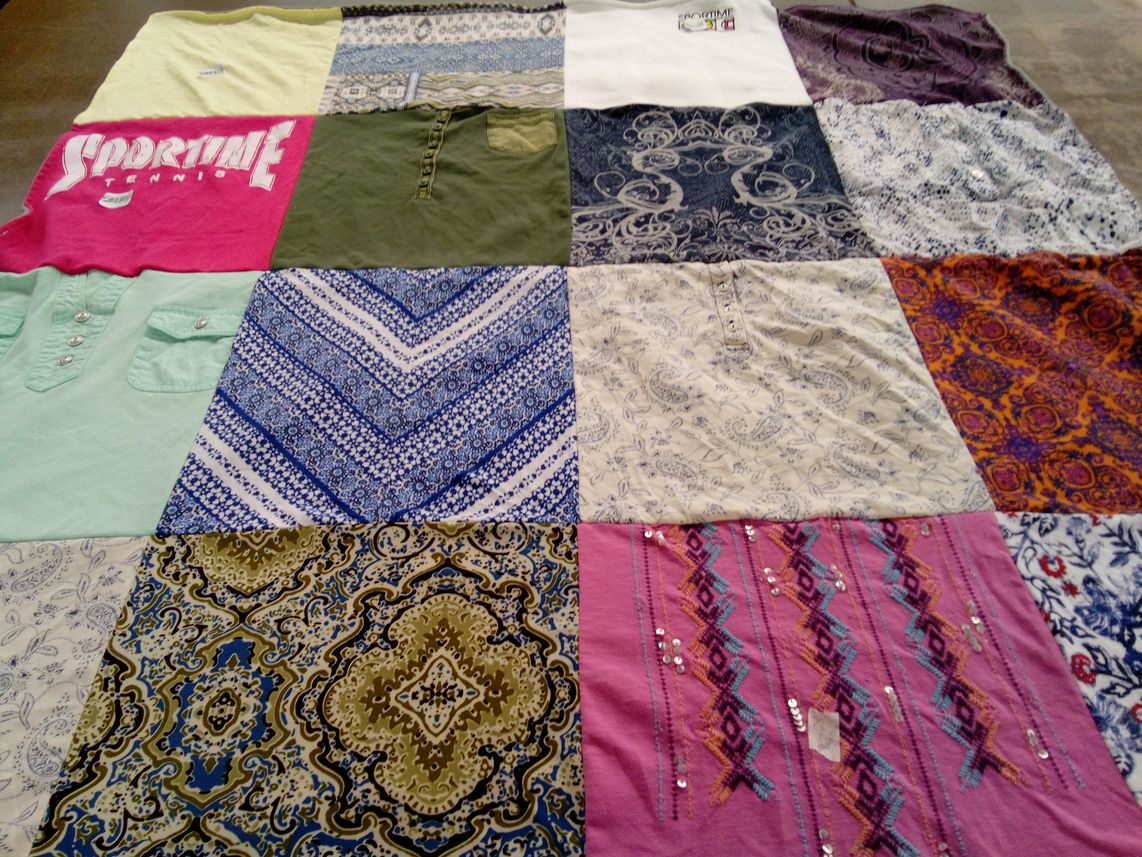 T-shirt quilt by Christina from NY