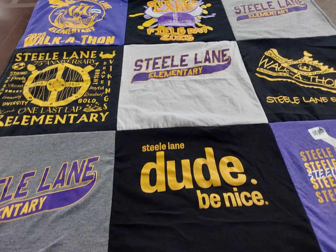 T-shirt quilt featuring vikings by Gretta from CA