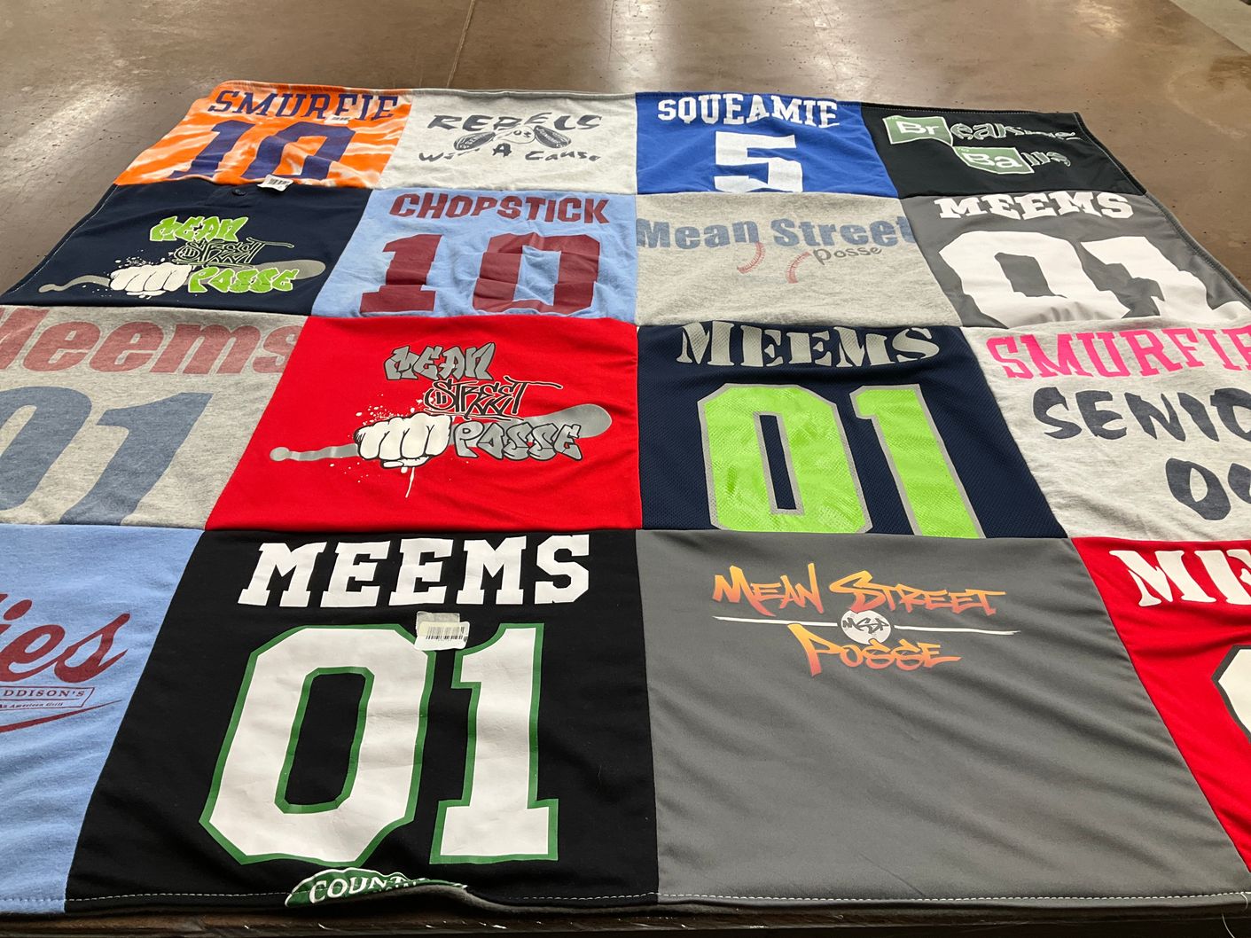 T-shirt quilt by Mimi from MN