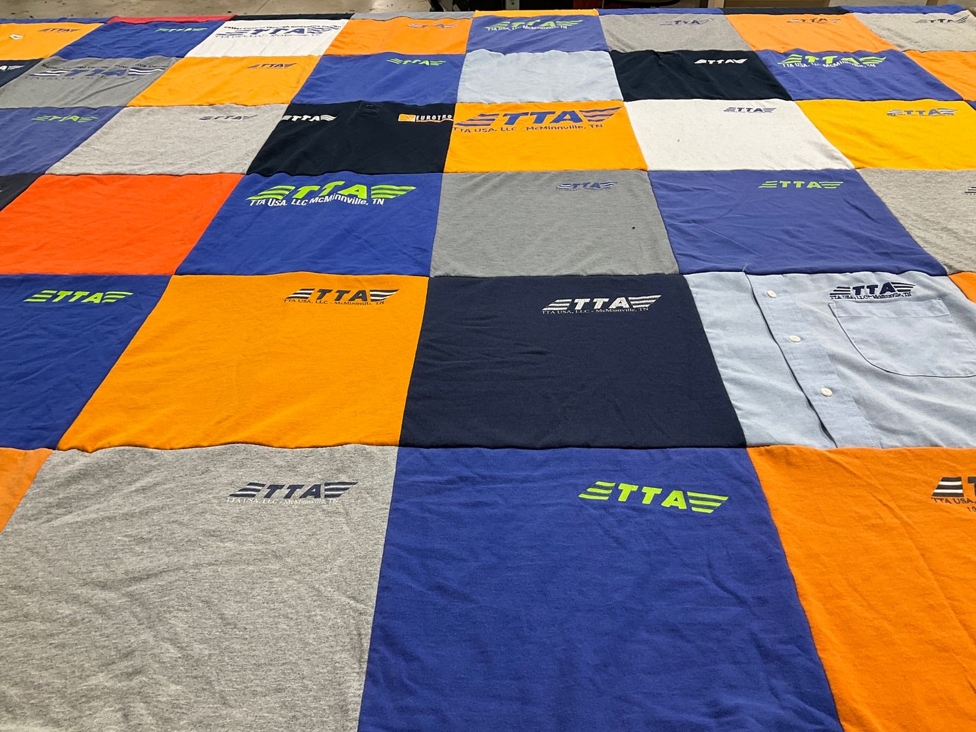 T-shirt quilt by Brinda from TN