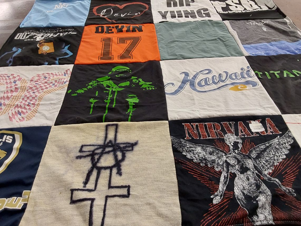 T-shirt quilt by Jennifer from AZ