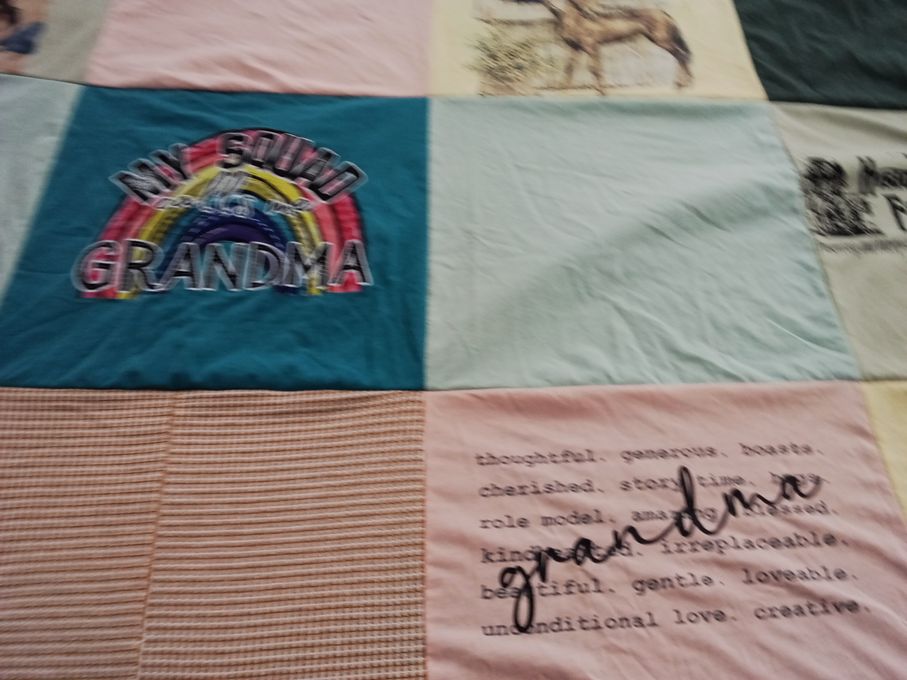 T-shirt quilt by Kayla from NE