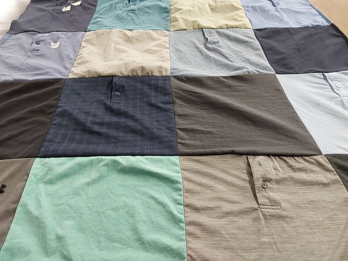 T-shirt quilt by Kathleen from CA