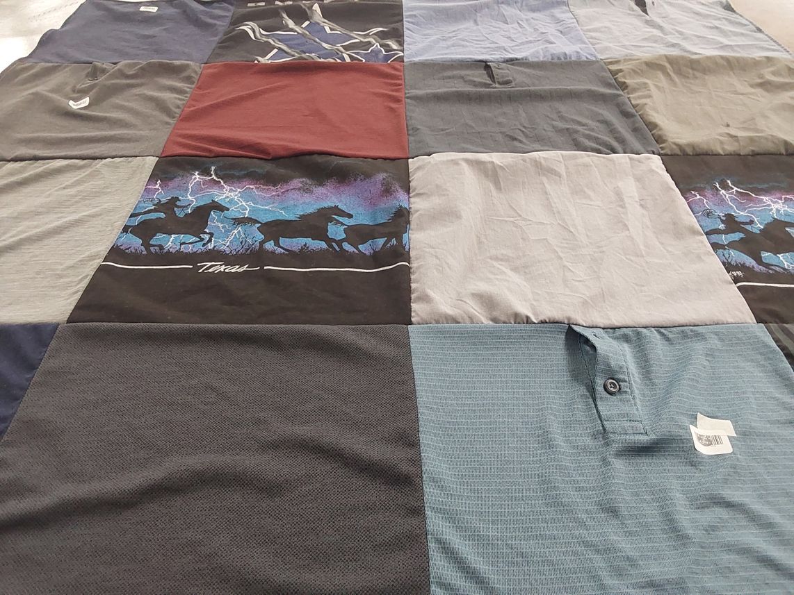 T-shirt quilt by Kathleen from CA