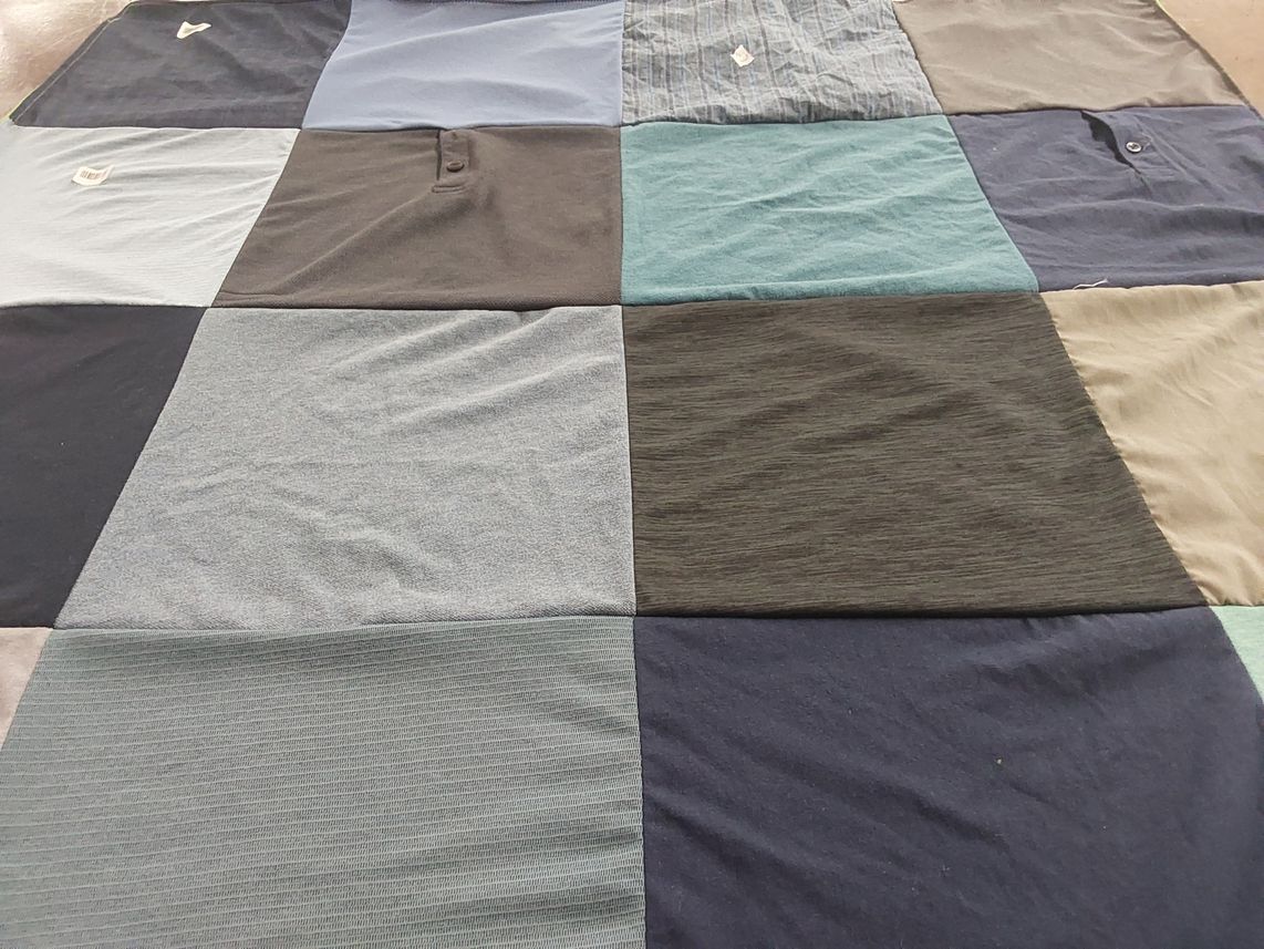 T-shirt quilt by Kathleen from CA
