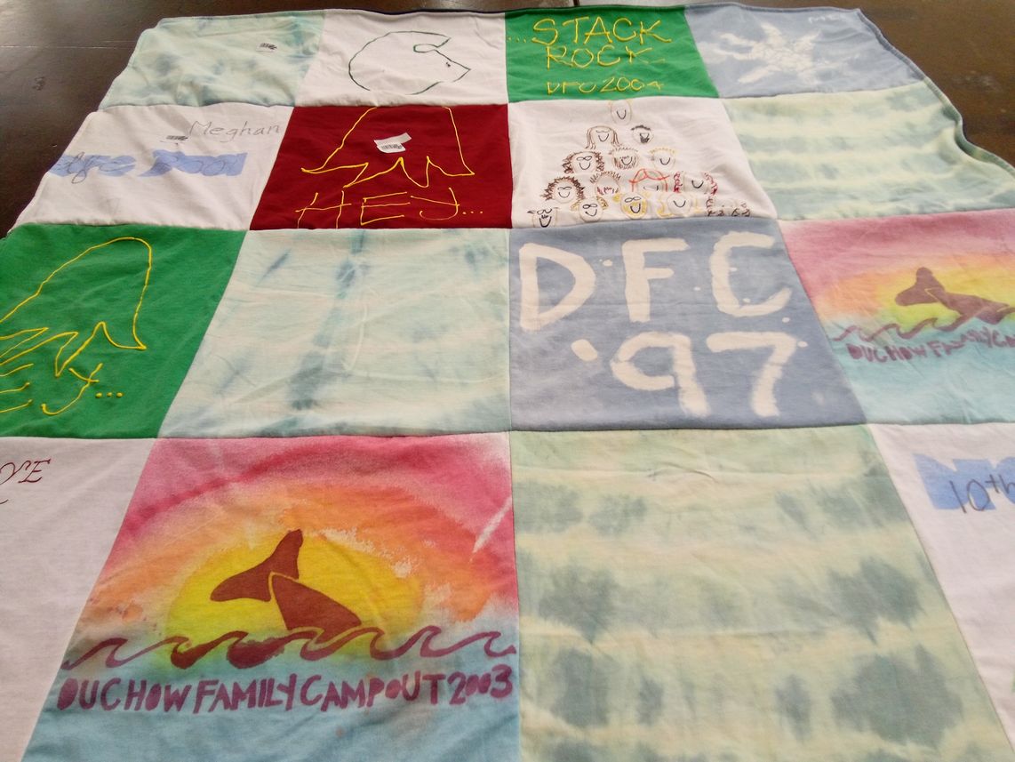 T-shirt quilt by Meghan from WA