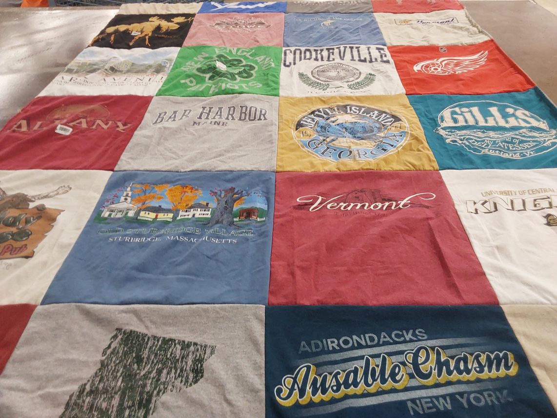 T-shirt quilt from university of central florida by Kevin from FL