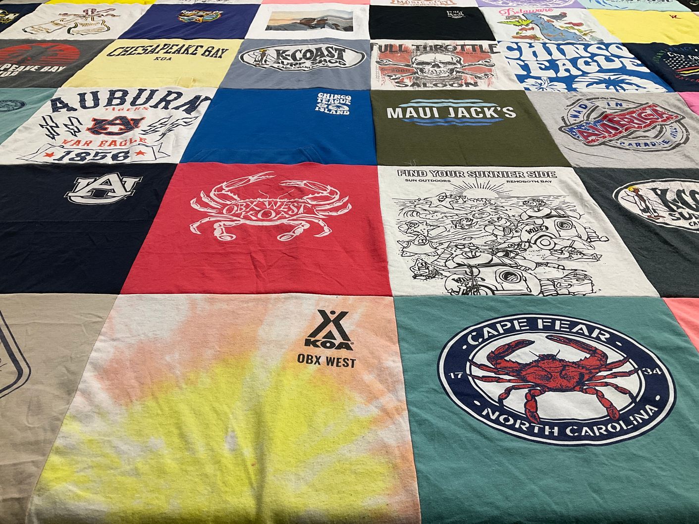 T-shirt quilt from auburn university by CINDY from ME