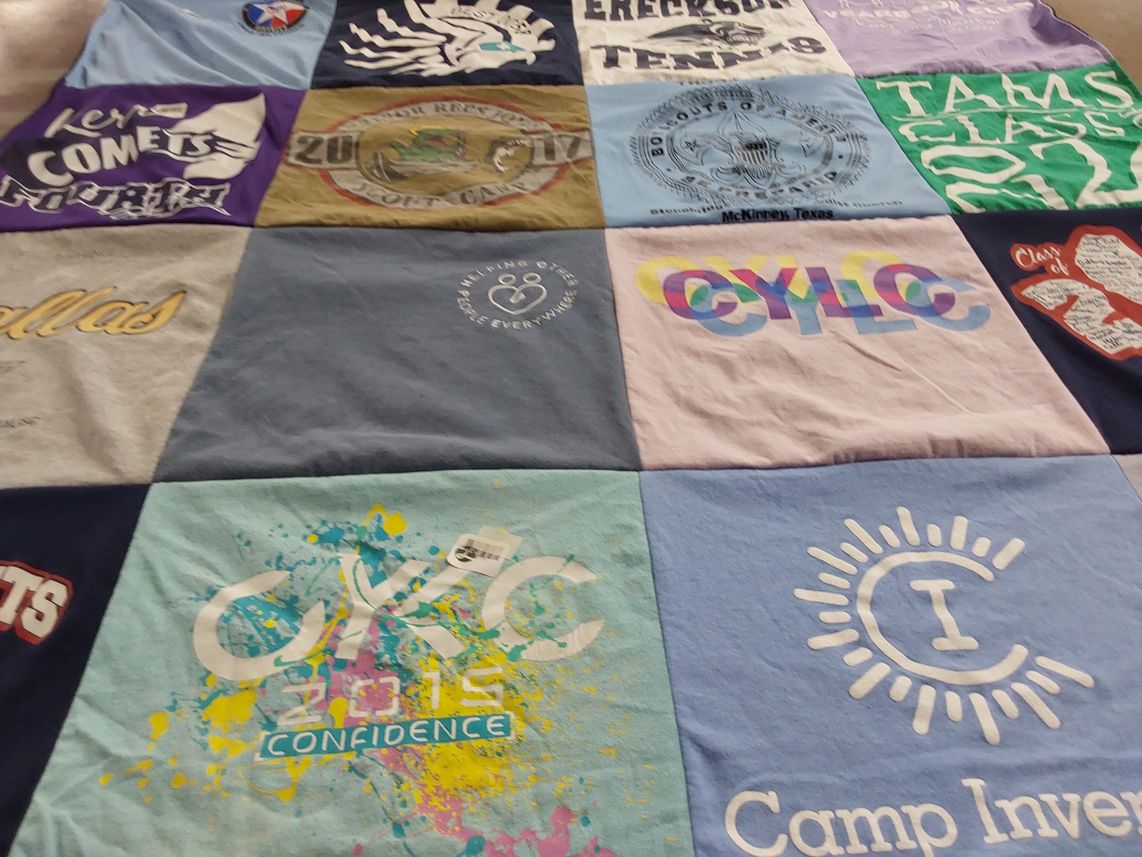 T-shirt quilt by Sienna from TX