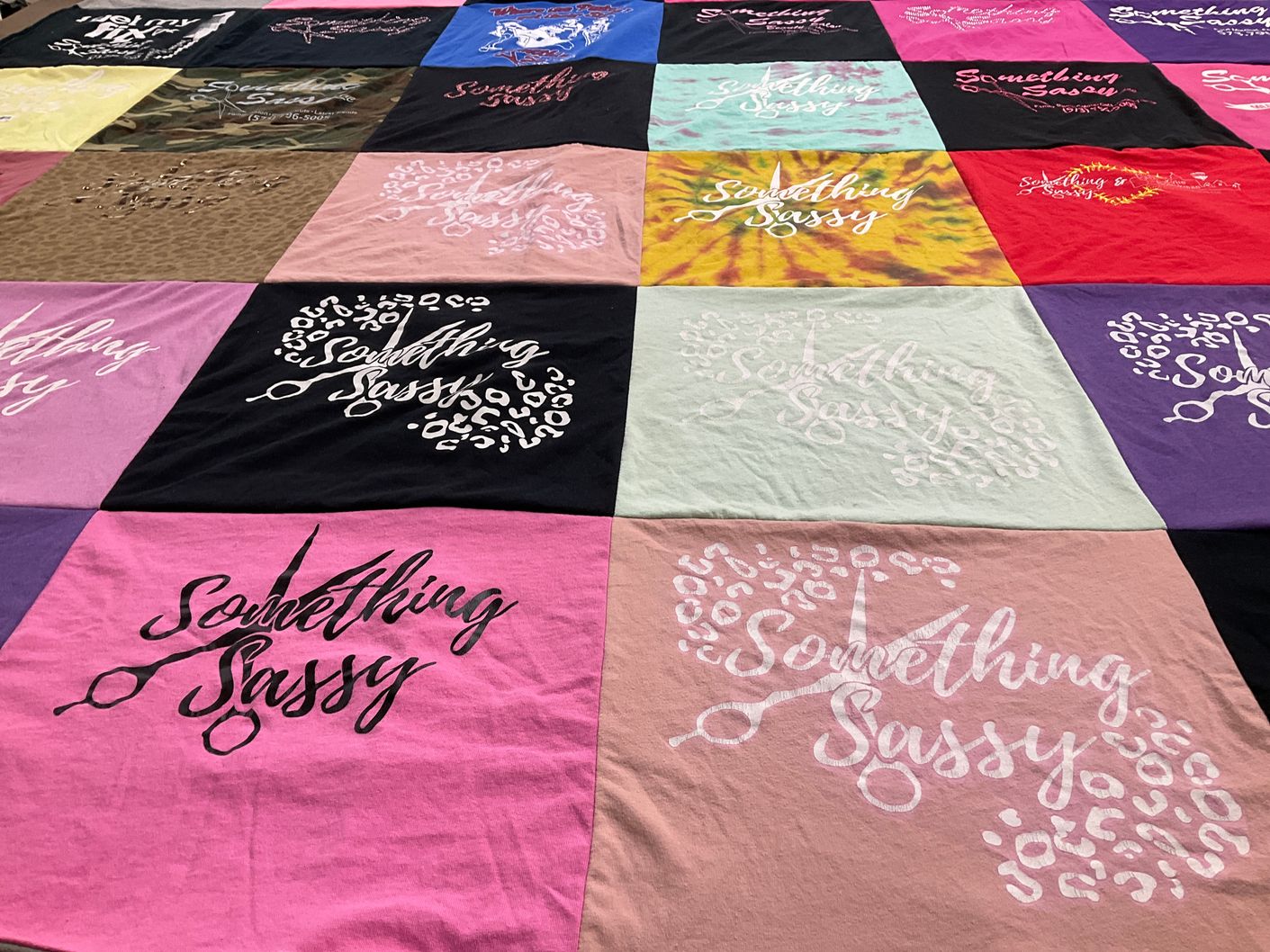 T-shirt quilt with fashion, style themes by Stephanie from MO