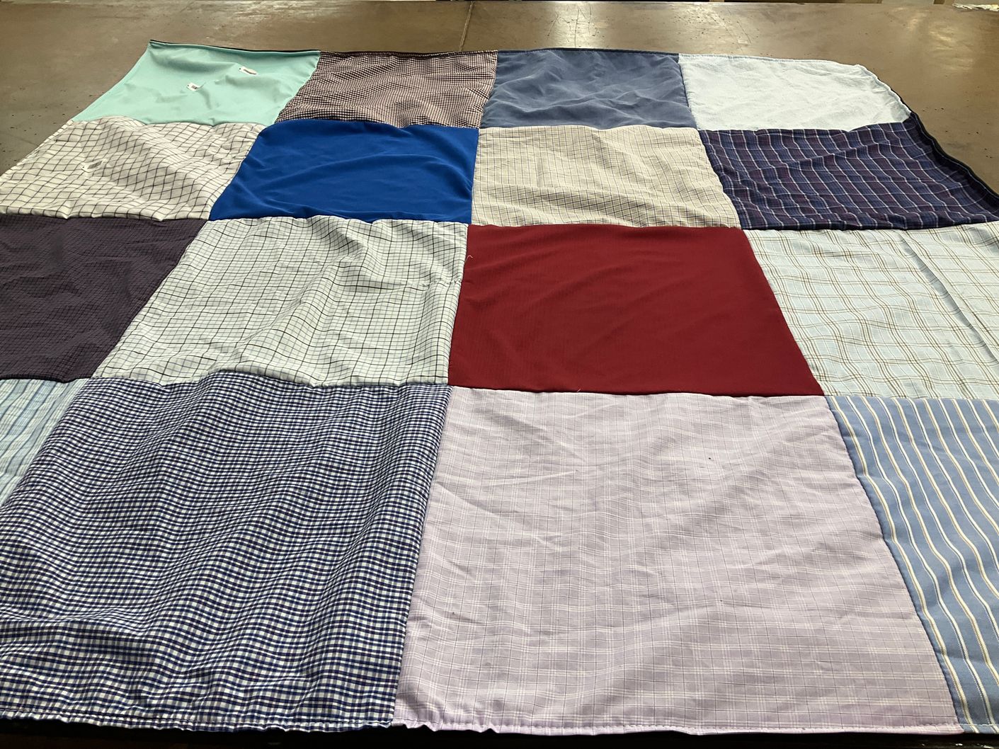 T-shirt quilt by Julie from WA