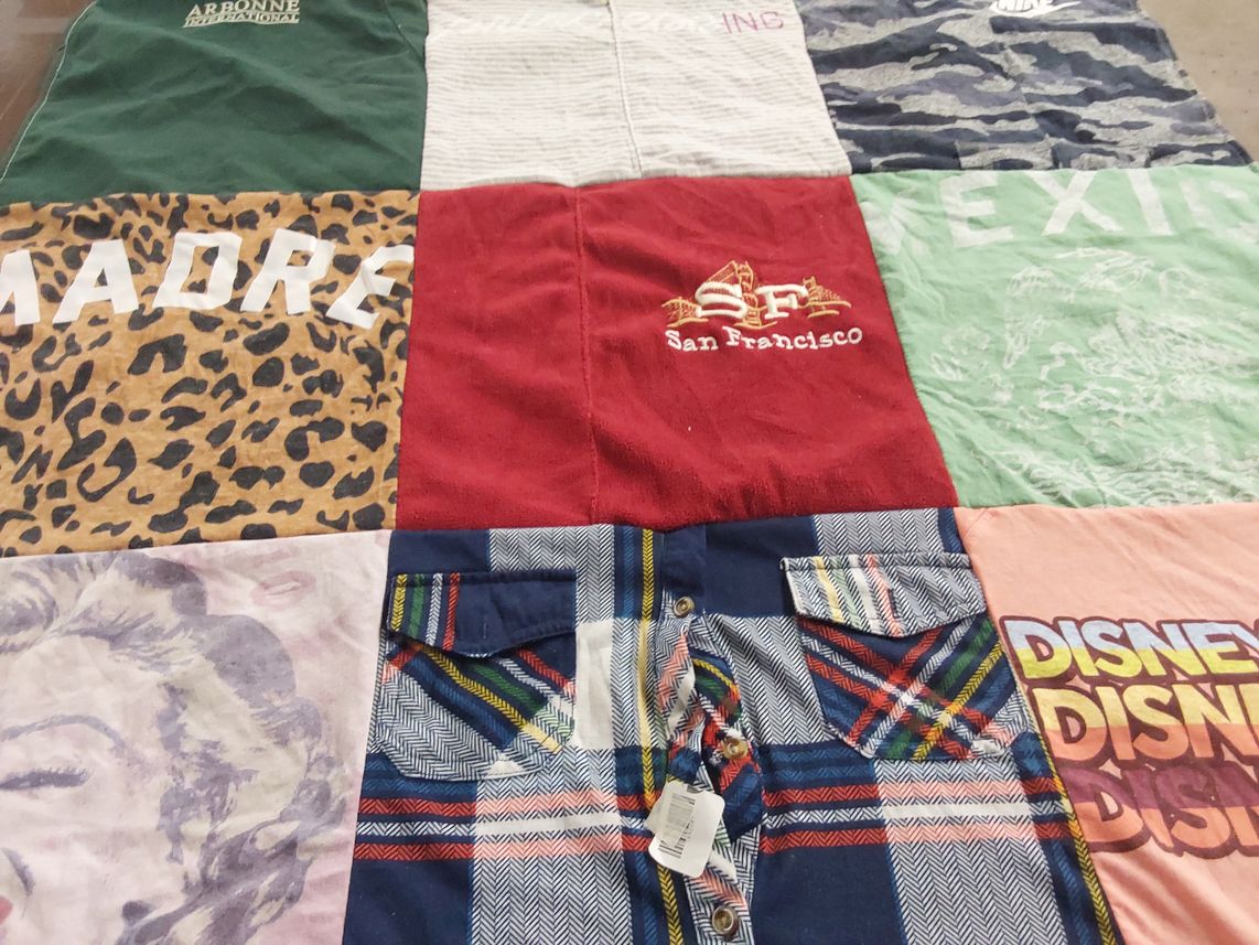 T-shirt quilt by Janet from CA