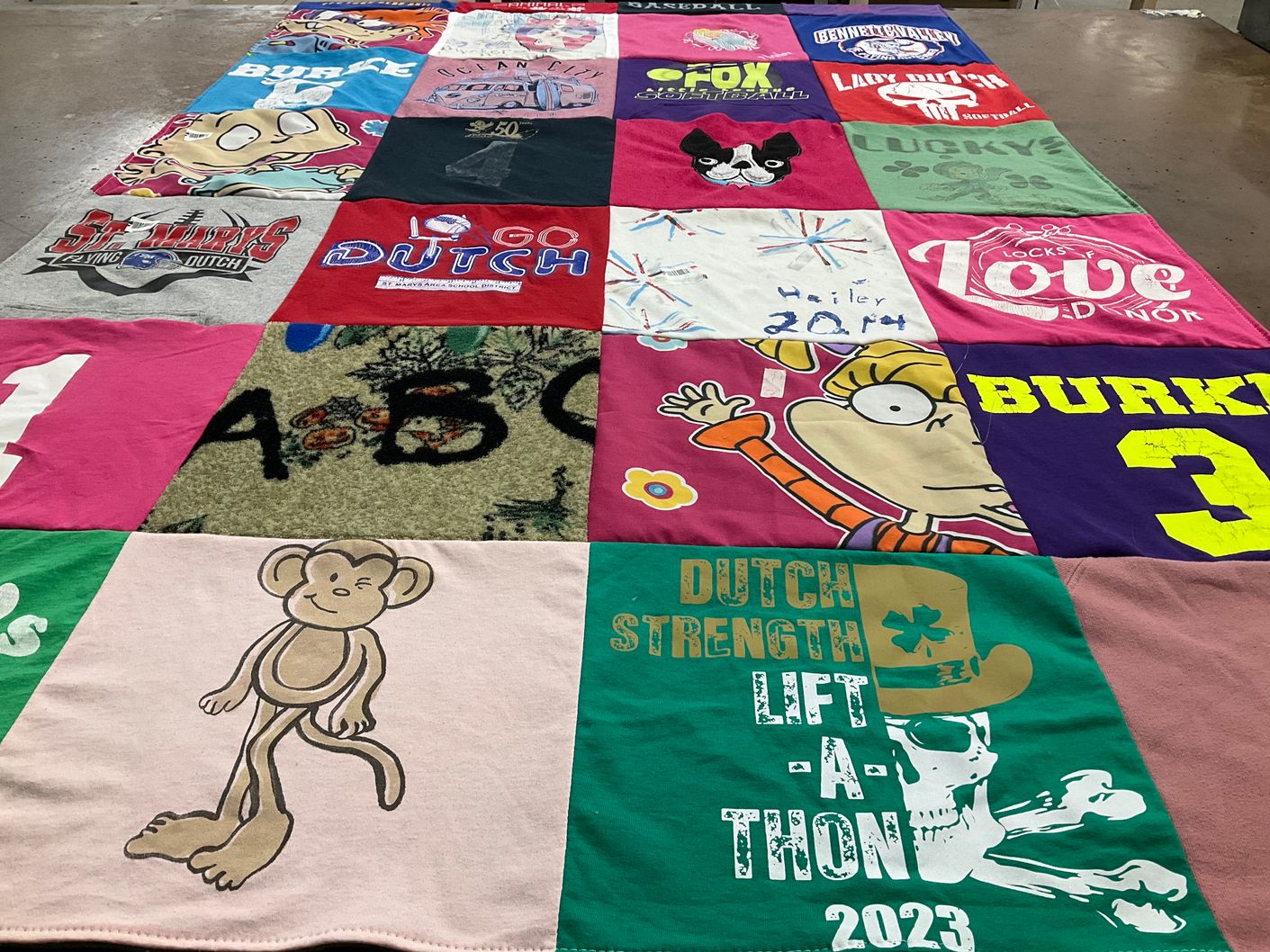 T-shirt quilt by Holly from PA
