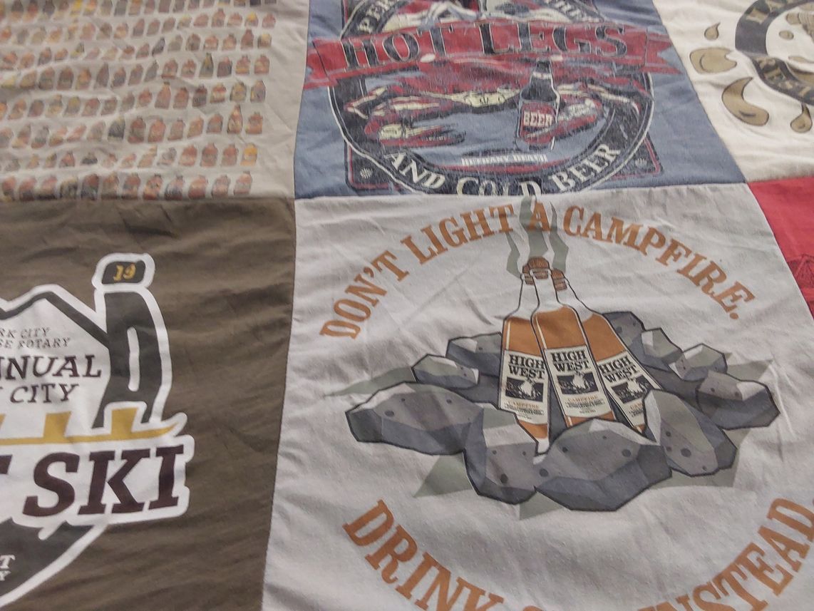 T-shirt quilt featuring none by Philip from UT