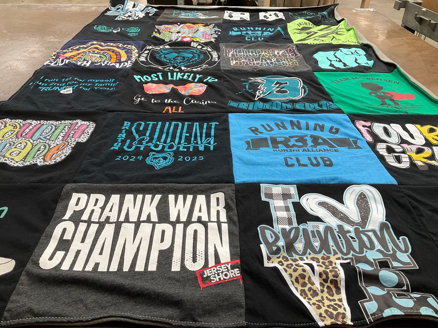 T-shirt quilt from brinton by Jesyka from AZ