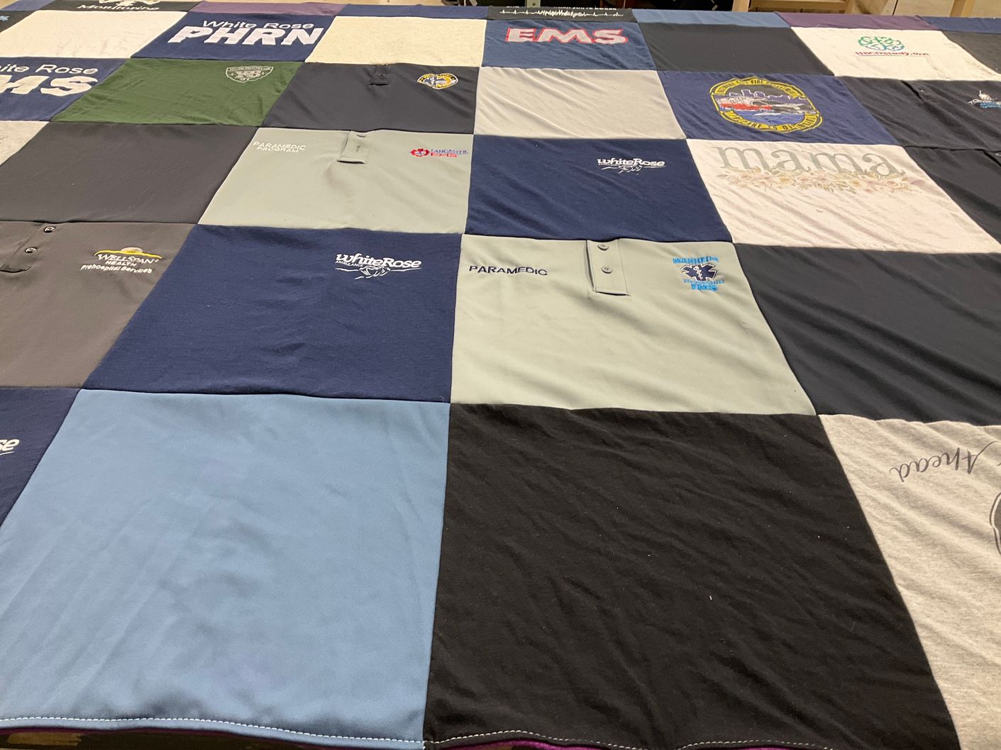 T-shirt quilt by Audrey from PA