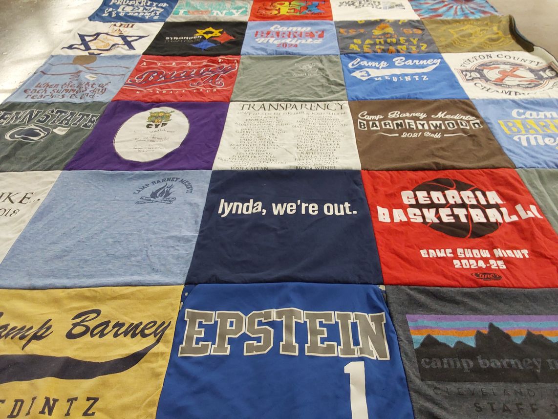T-shirt quilt from penn state university, cleveland state university by Michelle from GA