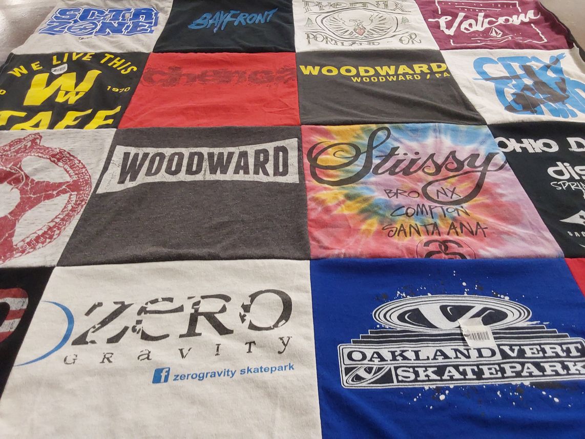 T-shirt quilt from woodward by Corinne from MI