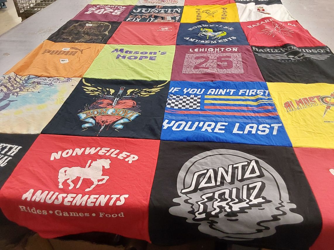 T-shirt quilt from lehighton high school by Jenny from PA