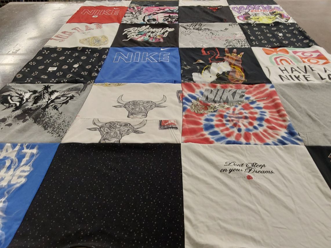T-shirt quilt by Frances from IL