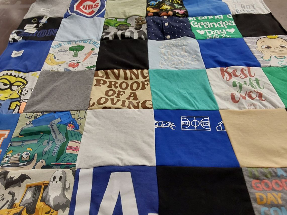 T-shirt quilt from zion christian school by Aimee from KY